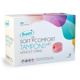 Beppy Wet Tampons 8 sztuk - komfortowe tampony wilgotne z lawendą Beppy