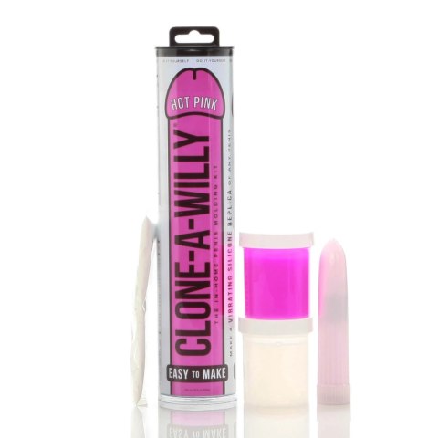 Clone-A-Willy Kit Hot Pink - zestaw do tworzenia odlewu z wibracją, rożowy Clone A Willy
