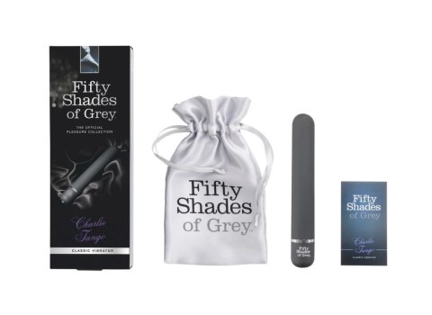 Fifty Shades of Grey Charlie Tango elegancki wibrator ABS 18,4 cm czarny Fifty Shades of Grey