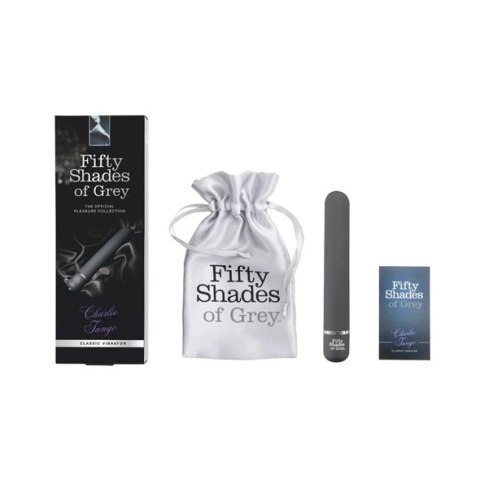 Fifty Shades of Grey Charlie Tango elegancki wibrator ABS 18,4 cm czarny Fifty Shades of Grey