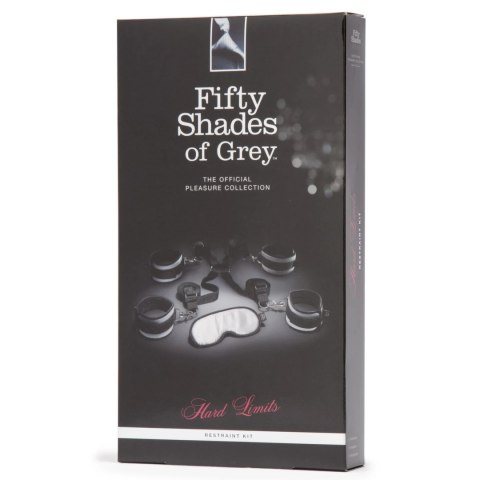 Fifty Shades of Grey Hard Limits - Zestaw pasow do łożka z kajdankami Fifty Shades of Grey