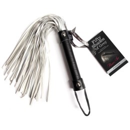 Fifty Shades of Grey Please Sir satynowy pejcz skora 38,1 cm czarno-srebrny Fifty Shades of Grey