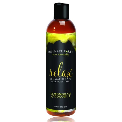 Intimate Earth Relax Olejek do masażu 120ml trawa cytrynowa kokos Intimate Earth