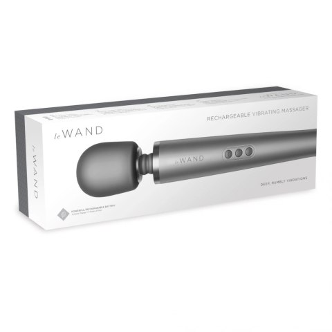 Le Wand Massager Grey - Wielofunkcyjny masażer 20 trybow, szary Le Wand