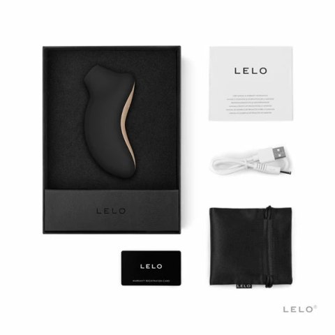 Lelo Sona Black - stymulator soniczny, 8 programow, silikon Lelo
