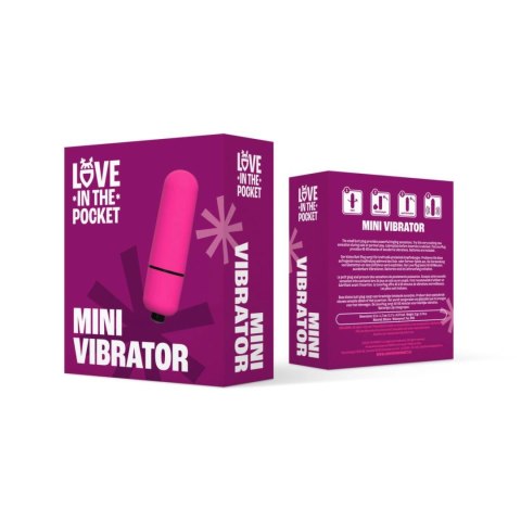 Love in the Pocket Love Bullet Vibro mini urządzenie wibrujące ABS wodoodporne Love in the Pocket