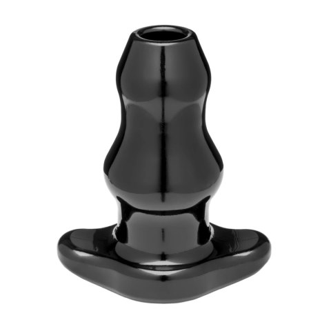 Perfect Fit Double Tunnel Plug Large Black - dwukanałowa zatyczka czarna L Perfect Fit