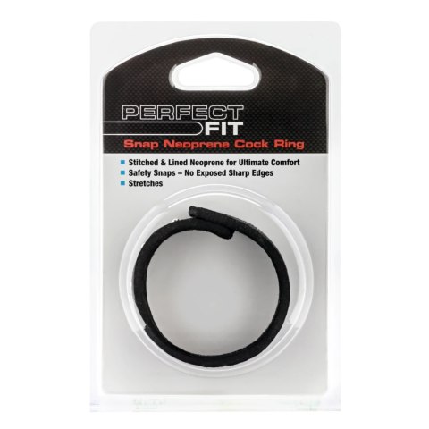 Perfect Fit Neoprene Snap Pierścień regulowany czarny Perfect Fit