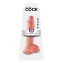 Pipedream King Cock 10" z podstawą, model anatomiczny, kolor jasny King Cock