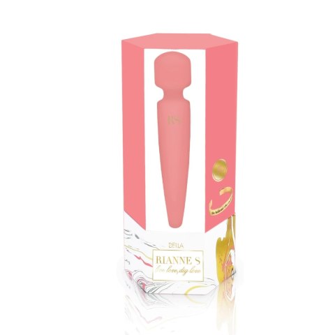 RS Essentials Bella Mini Body Wand Coral - kompaktowy masażer wodoodporny Rianne S