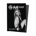 S&M Flogger Black - skorzany pejcz z wygodną rączką, 61 cm Sex&Mischief