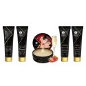 Shunga Geishas Secret Kit Sparkling Strawberry Wine - Zestaw Miniatur do Masażu i Pielęgnacji Shunga
