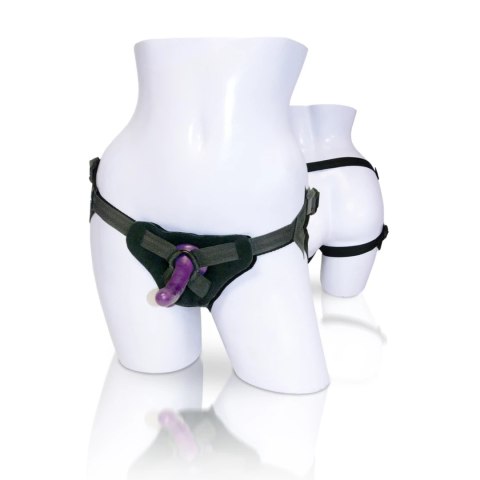 Sportsheets New Comers Kit - zestaw uprząż z anatomicznym modułem 13 cm Sportsheets