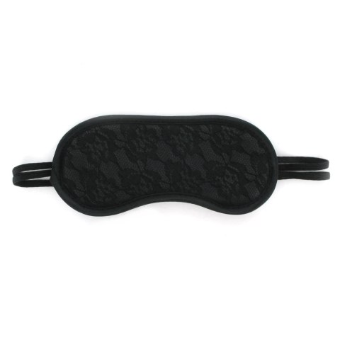 Sportsheets Sincerely Lace Blindfold delikatna maska na oczy czarna Sportsheets
