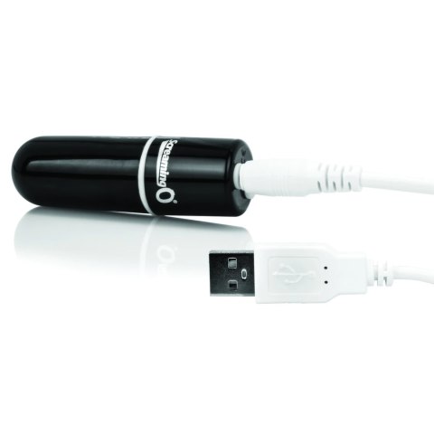 The Screaming O Charged Vooom Black - kompaktowy stymulator 10 trybow USB The Screaming O