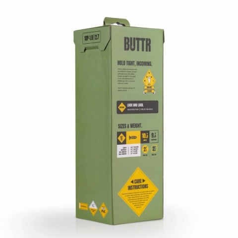 BUTTR 10 Pounder XXL anatomiczny korek intymny 25,5 cm czarny