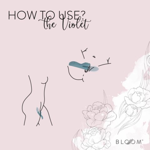 Bloom The Violet fioletowy model z technologią gestow i akcesoriami