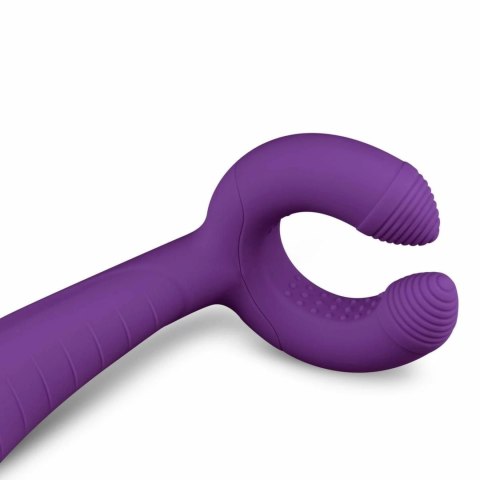 EasyToys Couples Vibrator Purple - Wielofunkcyjny model z podwojnym silnikiem