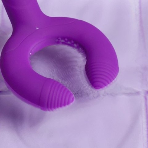 EasyToys Couples Vibrator Purple - Wielofunkcyjny model z podwojnym silnikiem