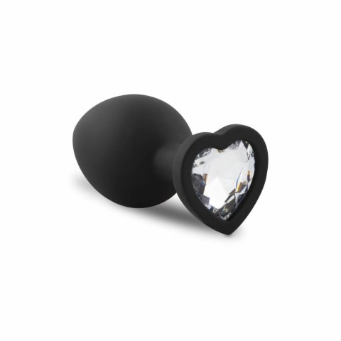EasyToys Zestaw 3 Anatomicznych Zatyczek Silikonowych z Kryształkami Heart