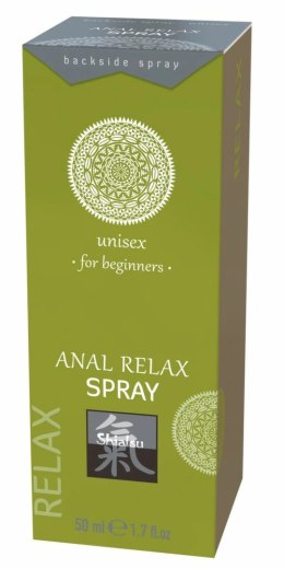 HOT Anal Relax Spray 50 ml - łagodzący spray z ekstraktem z aloesu