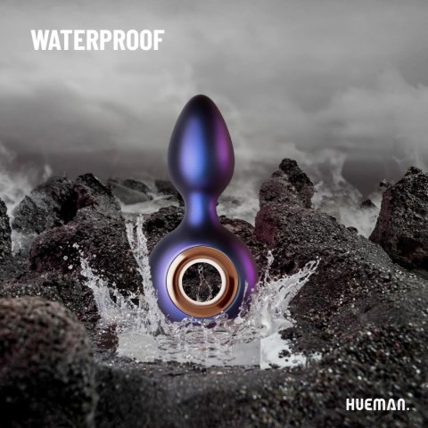 Hueman Deep Space - Wibrujący korek silikonowy 10 trybow, czarny