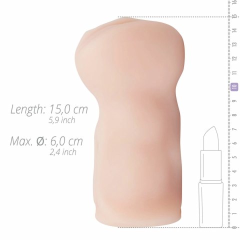 Melissa Laurel model anatomiczny TPR z teksturowanym wnętrzem 16 cm