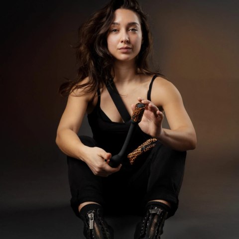 Nila Wibrator Punktowy G anatomiczny 10 trybow USB silikon fioletowy