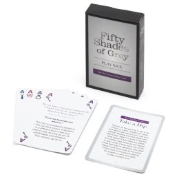 Fifty Shades of Grey Gra Karciana 52 Karty z Cytatami i Instrukcjami Fifty Shades of Grey