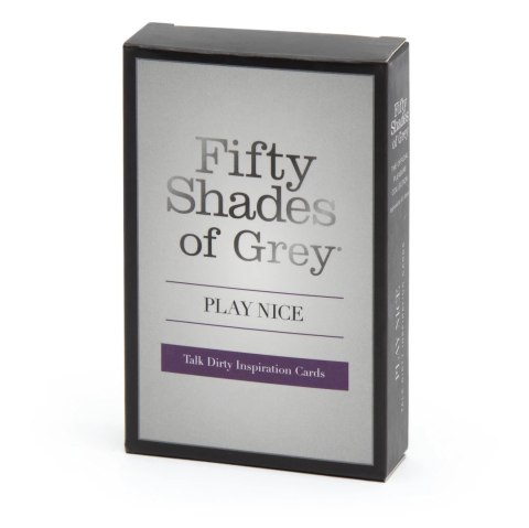 Fifty Shades of Grey Gra Karciana 52 Karty z Cytatami i Instrukcjami Fifty Shades of Grey