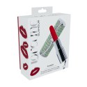 Loveline Candy Model Lipstick Zielony - Miniaturowy Wibrator 4 Końcowki Loveline by Shots