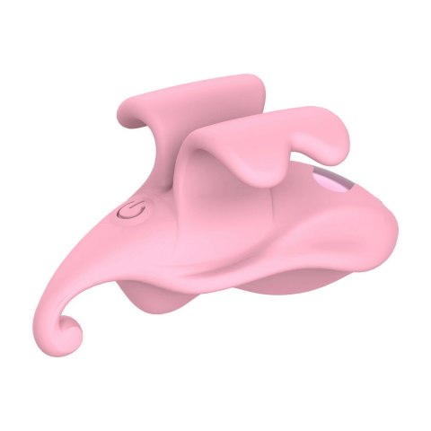 Loveline Dual Finger Vibrator Pink - Kompaktowy model wodoodporny Loveline by Shots