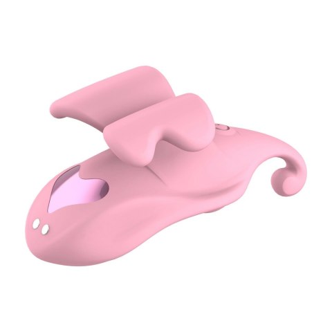 Loveline Dual Finger Vibrator Pink - Kompaktowy model wodoodporny Loveline by Shots