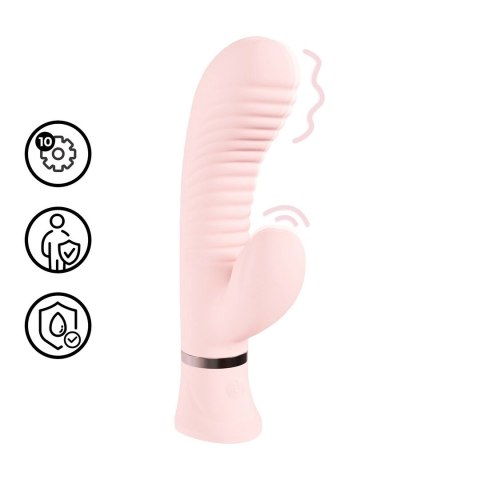 Loveline Paris Mystique model silikonowy, 10 trybow, rożowy, wodoodporny Loveline by Shots