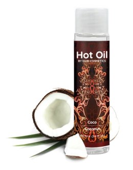 NUEI Hot Oil Kokosowy Rozgrzewający Olejek do Masażu 100ml Vegan NUEI