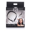 XR Brands Choker Locking Heart z zamkiem serce, czarny, regulowany XR Brands