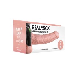 RealRock System Intymny Wibrujący z Pasem i Anatomiczną Budową 18 cm RealRock by Shots