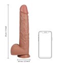 RealRock model 33 cm z przyssawką - anatomiczny kształt, jasny odcień RealRock by Shots