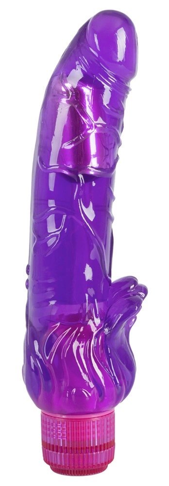 Seven Creations Wibrator Fioletowy TPE 23 cm - Powierzchnia Teksturowana Seven Creations