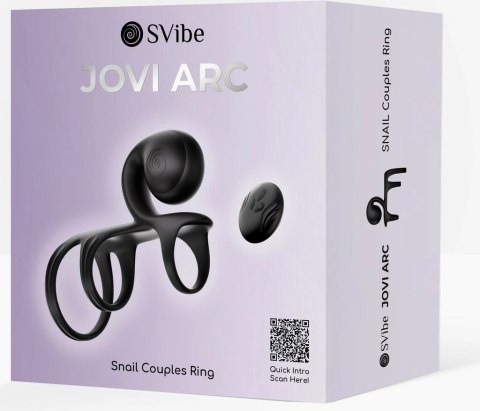 Snail Vibe Jovi Arc Noir Haze - Pierścień z systemem ArcFit, 3 rozmiary Snail Vibe