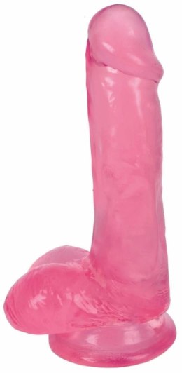 ToyJoy Cherry Ice 15 cm - Transparentny model z przyssawką XR Brands