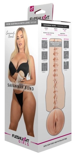 Fleshlight Grip Savannah Bond - model intymny z anatomiczną strukturą 25 cm Fleshlight