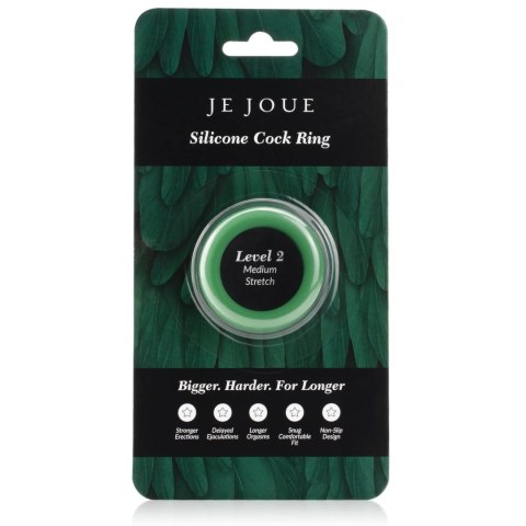 Je Joue Silicone C-Ring Medium Stretch Green - elastyczny pierścień silikonowy Je Joue