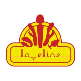 Shots Woven Badge Loveline - personalizowana naszywka tekstylna Loveline by Shots