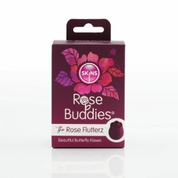 Skins Rose Buddies The Rose Flutterz wibrujący model silikonowy burgund Creative Conceptions