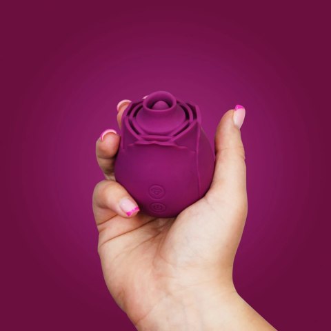 Skins Rose Buddies The Rose Flutterz wibrujący model silikonowy burgund Creative Conceptions
