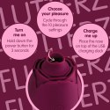 Skins Rose Buddies The Rose Flutterz wibrujący model silikonowy burgund Creative Conceptions