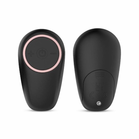 Vibe Pad Black - Poduszka wibracyjna z pilotem, 2 silniki, 10 trybow Easytoys