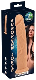 You2Toys European Lover Silicone model z przyssawką 23 cm czarny European Lover