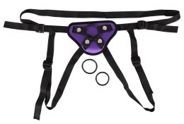 You2Toys Zestaw uprząż z 3 pierścieniami regulowanymi fioletowo-czarny You2Toys